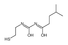 4-methyl-N-(2-sulfanylethylcarbamoyl)pentanamide结构式