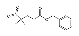 Benzyl-γ-nitro-γ-methylvalerat Structure