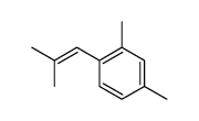1-(2,4-dimethyl-phenyl)-2-methyl-propene结构式