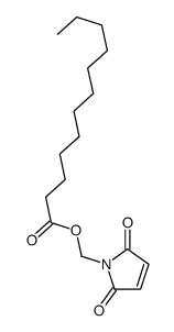 (2,5-dioxopyrrol-1-yl)methyl dodecanoate Structure