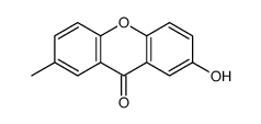 2-hydroxy-7-methylxanthen-9-one结构式