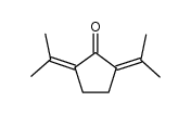 2,5-diisopropylidene-cyclopentanone Structure