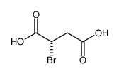 (S)-(-)-2-Bromosuccinic acid Structure