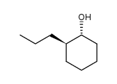 trans-2-n-propylcyclohexanol Structure