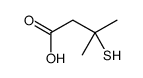 3-methyl-3-sulfanylbutanoic acid Structure