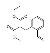 diethyl 2-[(2-ethenylphenyl)methyl]propanedioate结构式