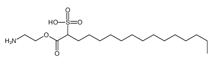 1-(2-aminoethoxy)-1-oxohexadecane-2-sulfonic acid结构式