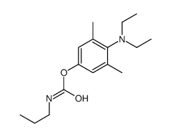 [4-(diethylamino)-3,5-dimethylphenyl] N-propylcarbamate结构式