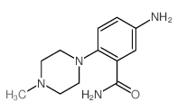 5-Amino-2-(4-methyl-piperazin-1-yl)-benzamide结构式