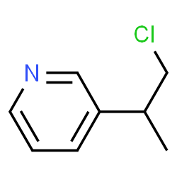 Pyridine, 3-(2-chloro-1-methylethyl)- (9CI)结构式