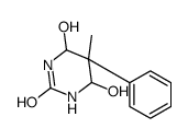 4,6-dihydroxy-5-methyl-5-phenyl-1,3-diazinan-2-one Structure
