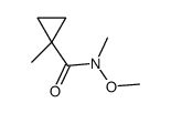 CYCLOPROPANECARBOXAMIDE, N-METHOXY-N,1-DIMETHYL- picture