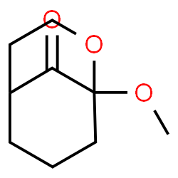 2-Oxabicyclo[3.3.1]nonan-9-one,1-methoxy-(9CI) Structure