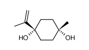 cis-8-p-Menthen-1,4-diol Structure