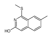 7-methyl-1-methylsulfanyl-2H-isoquinolin-3-one Structure