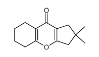 2,2-dimethyl-2,3,5,6,7,8-hexahydrocyclopenta[b]chromen-9(1H)-one Structure