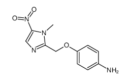 4-[(1-methyl-5-nitroimidazol-2-yl)methoxy]aniline Structure