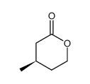 (4R)-4-methyltetrahydro-2H-pyran-2-one结构式