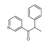 2-phenyl-1-pyridin-3-ylpropan-1-one结构式