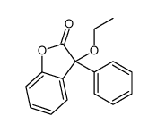 3-ethoxy-3-phenyl-1-benzofuran-2-one结构式