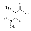 2-Cyano-3-(dimethylamino)-2-butenamide Structure