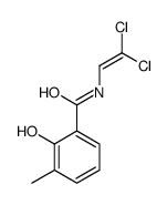 N-(2,2-dichloroethenyl)-2-hydroxy-3-methylbenzamide结构式