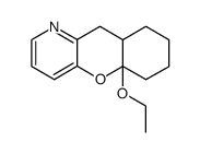 5a-ethoxy-6,7,8,9,9a,10-tetrahydro-5aH-chromeno[3,2-b]pyridine结构式