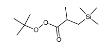 tert-butyl 2-methyl-3-(trimethylsilyl)propaneperoxoate Structure