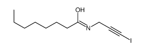 N-(3-iodoprop-2-ynyl)octanamide结构式