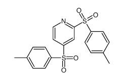 2,4-bis-(4-methylphenyl)sulfonylpyridine结构式