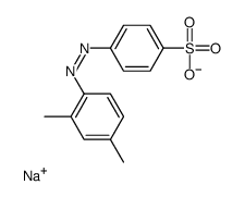 sodium,4-[(2,4-dimethylphenyl)diazenyl]benzenesulfonate结构式