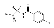 N-4-chlorobenzoyl-L-alanine Structure