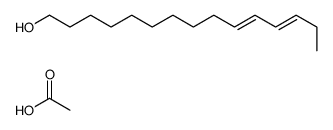 acetic acid,pentadeca-10,12-dien-1-ol结构式