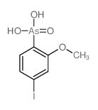Benzenearsonicacid, 4-iodo-2-methoxy- (8CI) Structure
