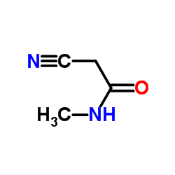 2-氰基-N-甲基乙酰胺结构式