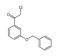 2-chloro-1-(3-phenylmethoxyphenyl)ethanone Structure