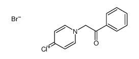 2-(4-chloropyridin-1-ium-1-yl)-1-phenylethanone,bromide结构式