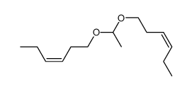 acetaldehyde di-(Z)-3-hexen-1-yl acetal结构式