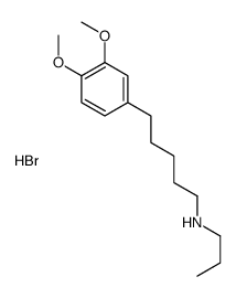 5-(3,4-dimethoxyphenyl)-N-propylpentan-1-amine,hydrobromide Structure