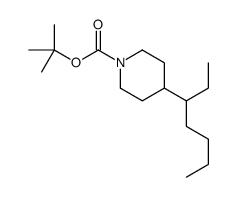 tert-butyl 4-heptan-3-ylpiperidine-1-carboxylate Structure