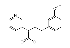 4-(3-METHOXYPHENYL)-2-(PYRIDIN-3-YL)BUTANOIC ACID Structure