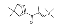 (E)-1-(7,7-Dimethyl-bicyclo[2.2.1]hept-2-en-2-yl)-2-methyl-3-trimethylsilanyl-propenone Structure