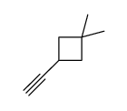 3-ethynyl-1,1-dimethylcyclobutane结构式