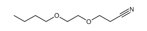 3-(2-butoxyethoxy)propiononitrile结构式