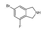 6-bromo-4-fluoroisoindoline structure