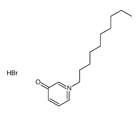 1-decylpyridin-1-ium-3-ol,bromide Structure