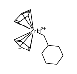 (η5-C5H5)2Zr(H)(CH2Cy) Structure