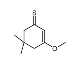 3-methoxy-5,5-dimethylcyclohex-2-ene-1-thione Structure