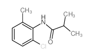 Propanamide,N-(2-chloro-6-methylphenyl)-2-methyl-结构式