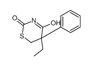 5-ethyl-5-phenyl-1,3-thiazinane-2,4-dione结构式